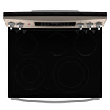 GE PROFILE 30" 5.0 cu. ft. True Convection Electric Range w/air fry - Slate