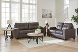 Barlin Mills Sofa/Loveseat - Granite