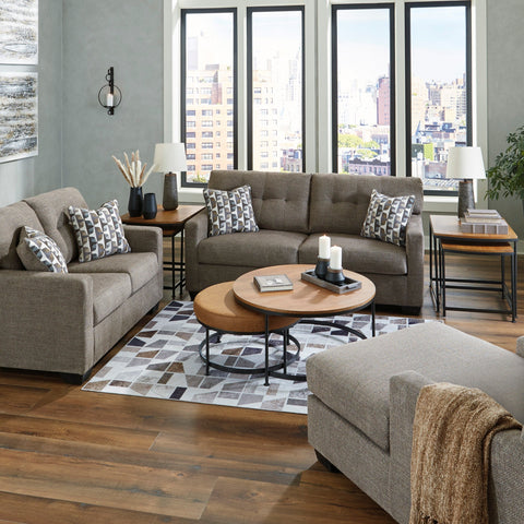 Mahoney Sofa/Loveseat - Chocolate