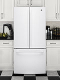 GE 18.6 Cu. Ft. Counter-Depth French-Door Refrigerator - White