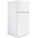GE® Energy Star 18 Cu. Ft. Top-Freezer Refrigerator - White