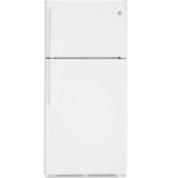 GE® Energy Star 18 Cu. Ft. Top-Freezer Refrigerator - White