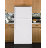 GE® Energy Star 18 Cu. Ft. Top-Freezer Refrigerator - White