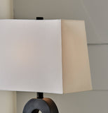 Markellton Poly Table Lamp Set - Black
