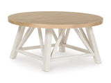 Fawndell Occasional Table Set - Antique White/Brown