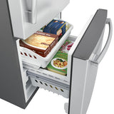 GE 30" 21 Cu. Ft. Bottom Freezer Refrigerator - Stainless Steel