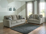 Cascilla Sofa/Loveseat - Pewter