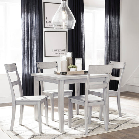 Loratti - Grey - Table/4 Chairs