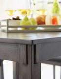 Bridson - Grey - Counter Table/4 Stools