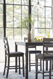 Bridson - Grey - Counter Table/4 Stools