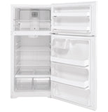 GE® ENERGY STAR® 15.6 Cu. Ft. Top-Freezer Refrigerator - White