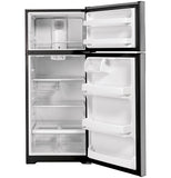 GE 16.6 Cu. Ft. Top-Freezer No-Frost Refrigerator - Stainless Steel