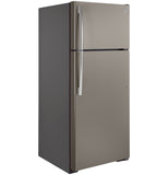 GE Energy Star 17.5 Cu.Ft. Top-Freezer, Frost-Free Refrigerator - Slate