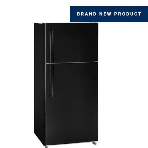 Moffat 18 cu.ft. Top Freezer Refrigerator - Black