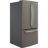 GE 33 in. W 18.6 cu. ft. French Door Refrigerator, Counter Depth, Fingerprint Resistant - Slate