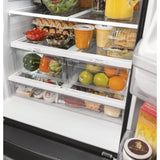 GE 33 in. W 18.6 cu. ft. French Door Refrigerator, Counter Depth, Fingerprint Resistant - Slate