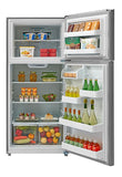 GE 30-inch 18 cu. ft. Top Mount No Frost Refrigerator - Stainless Steel