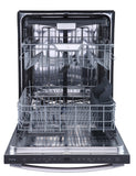 GE Profile 24" Built-In Top Control Dishwasher with Stainless Steel Tall Tub - Stainless Steel