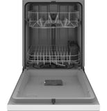 GE 24" Built-In Front Control Dishwasher - White