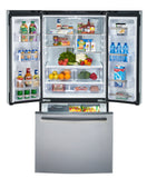 GE Profile 30" 20.8 Cu. Ft. French Door Refrigerator with Water Dispenser - Stainless Steel