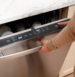 GE 24" 45dB Built-In Dishwasher with Third Rack - Stainless Steel