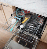 GE 24" 45dB Built-In Dishwasher with Third Rack - Stainless Steel
