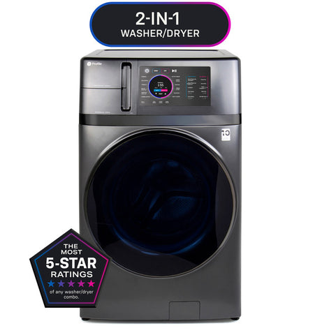 GE 5.5 Cu. Ft. UltraFast Electric Washer & Dryer Combo - Carbon Graphite