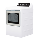 GE 7.2 cu.ft. Top Load Electric Dryer with SaniFresh Cycle - White