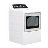 GE 7.2 cu.ft. Top Load Electric Dryer with SaniFresh Cycle - White