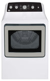GE 7.2 cu.ft. Top Load Electric Dryer with SaniFresh Cycle - White