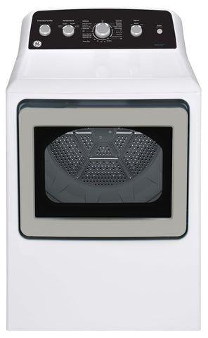 GE 7.2 cu.ft. Top Load Electric Dryer with SaniFresh Cycle - White