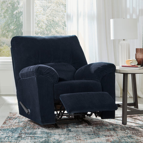 SimpleJoy Rocker Recliner - Navy