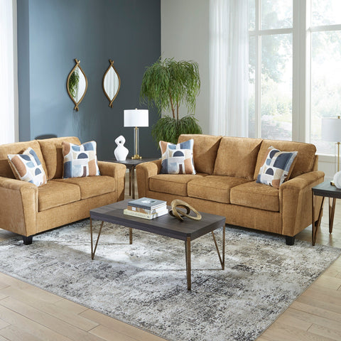 Erinslane Sofa/Loveseat - Honey