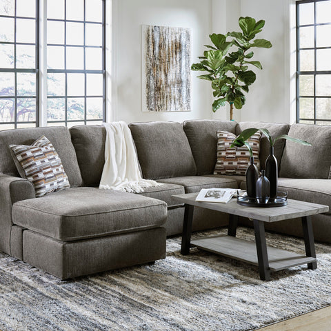 O'Phannon - Putty - 2-Piece Sectional with Chaise