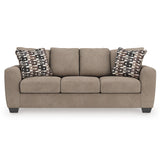 Triston-Peaks Sofa/Loveseat - Suede