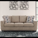 Triston-Peaks Sofa - Suede