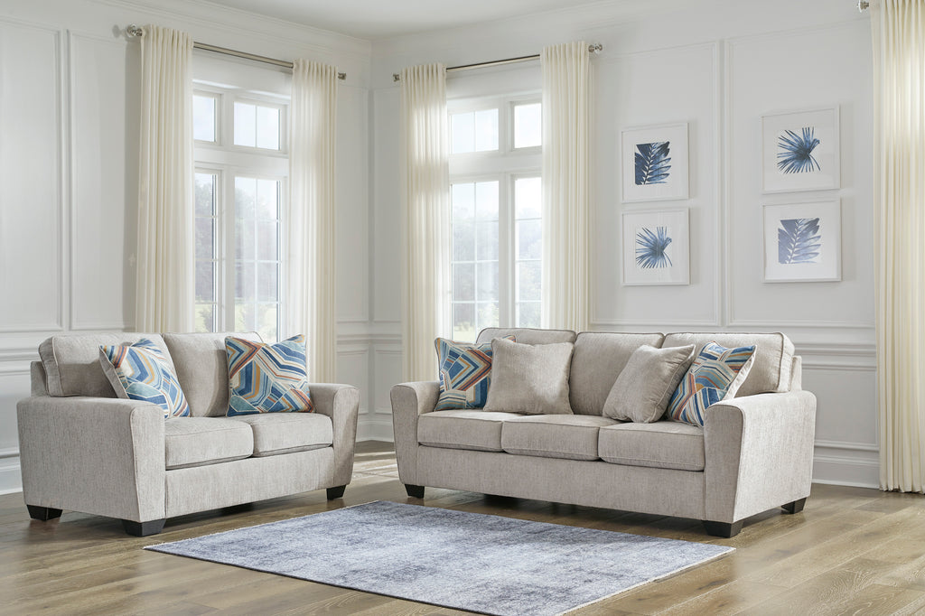 Cashton Sofa/Loveseat - Ice – Dave's Furniture & Appliances