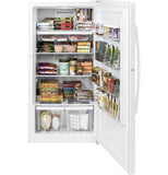 GE 17.3 Cu. Ft. Frost Free Upright Freezer - White