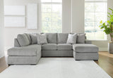 Casselbury 2-Piece Sectional with Chaise - Cement