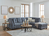 Marleton 2-Piece Sectional with Chaise - Denim