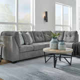 Marleton 2-Piece Sectional with Chaise - Gray