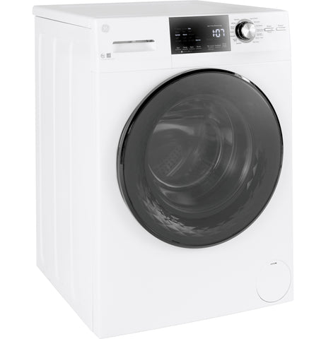 GE® 2.8 IEC Cu. Ft. Front Load Washer with Steam - White