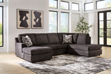 Lentiz 2-Piece Sectional with Chaise - Onyx