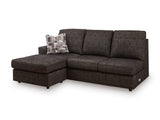 Lentiz 2-Piece Sectional with Chaise - Onyx
