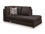 Lentiz 2-Piece Sectional with Chaise - Onyx