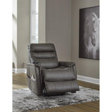 Strawbill Power Lift Recliner - Grey