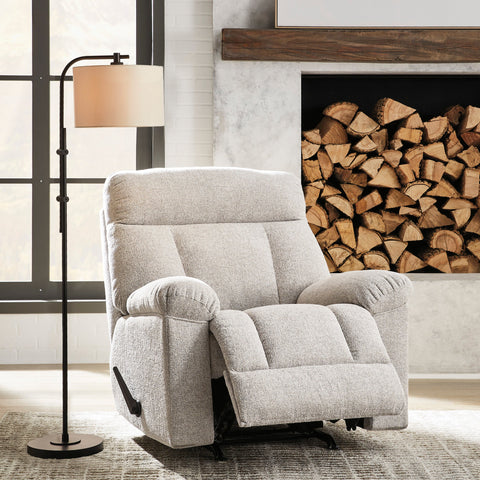 Hoyne Park Rocker Fabric Recliner - Cobblestone