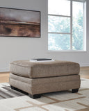 Cannonbrook 3-Piece Sectional with Chaise/Ottoman - Nutmeg