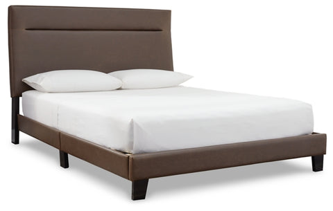 Adelloni - Brown - Queen Upholstered Bed