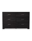 Belachime Six Drawer Dresser - Black